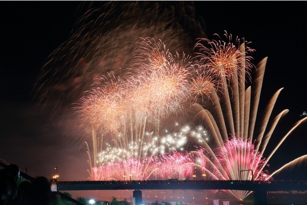 岐阜の夜空に再び大輪の花が咲く