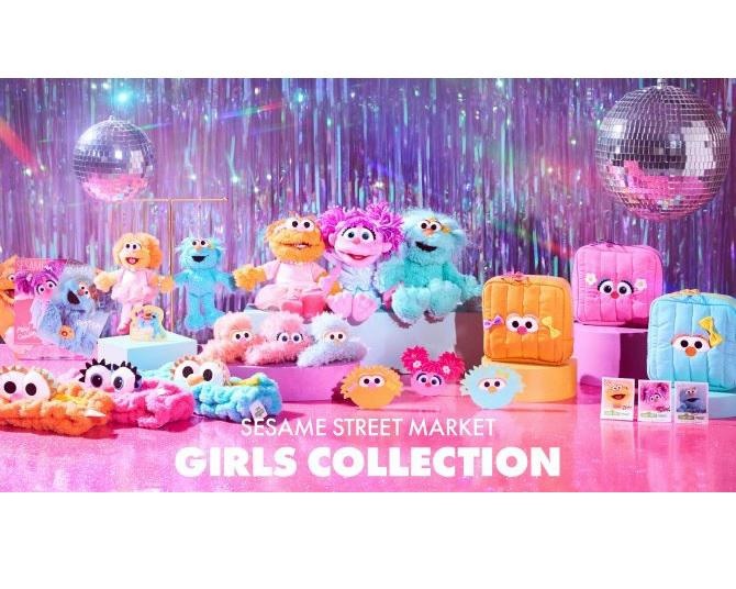 セサミストリートマーケットからアビーなどガールズキャラクターに特化した“GIRLS COLLECTION“アイテムが登場！