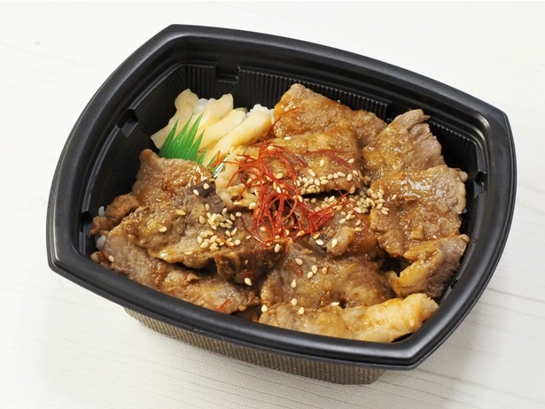 和牛焼肉カルビ丼(秘伝だれ辛口)1620円／和牛の壱丁田