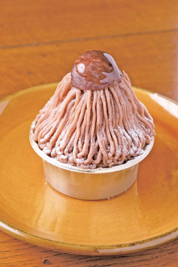 有名パティシエ・田中千尋氏がつくる「カフェ タナカ」の「カフェモンブラン」（540円）