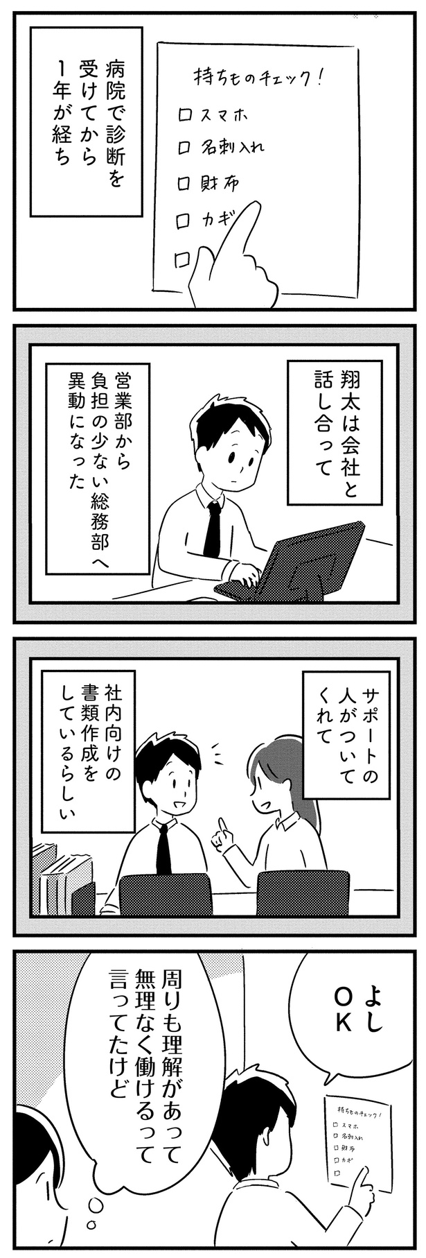 病院で診断を受けてから1年