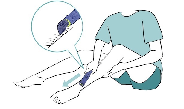 体毛の正しいケア方法STEP1