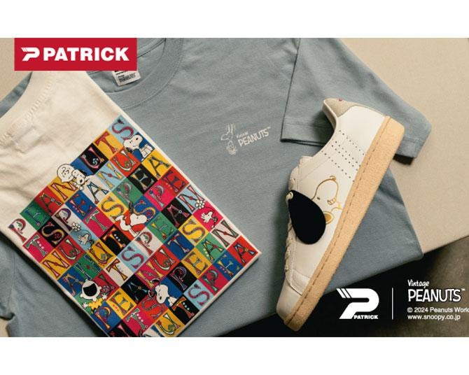 スニーカーブランド「PATRICK」、スヌーピーの耳付きスニーカー＆Tシャツを販売開始！