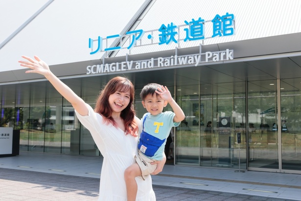 トーマスのTシャツを着て、気合十分の蒼葉くん