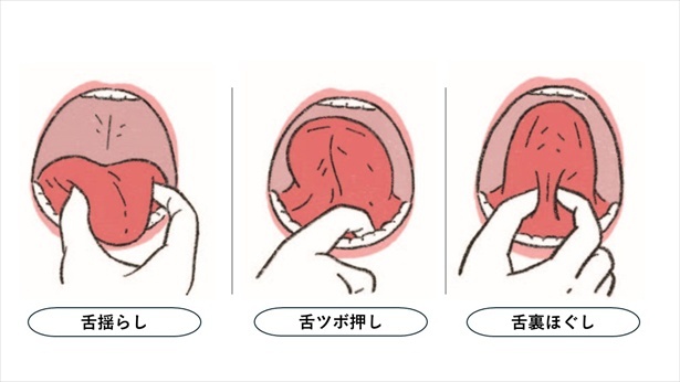 舌凝りほぐし イラスト／こやまもえ