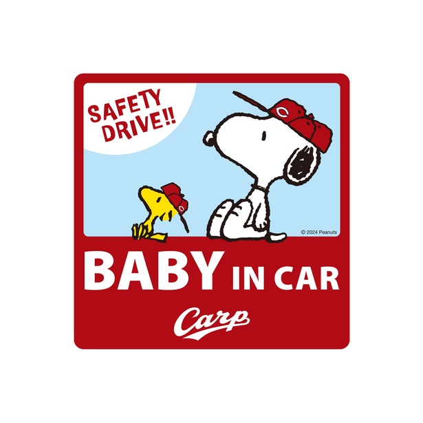 広島東洋カープカラーの「BABY IN CAR」