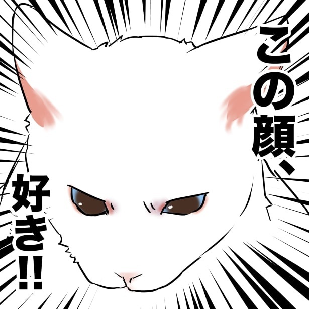 猫あるある_猫のトイレ中の神妙な顔が好きって話P03
