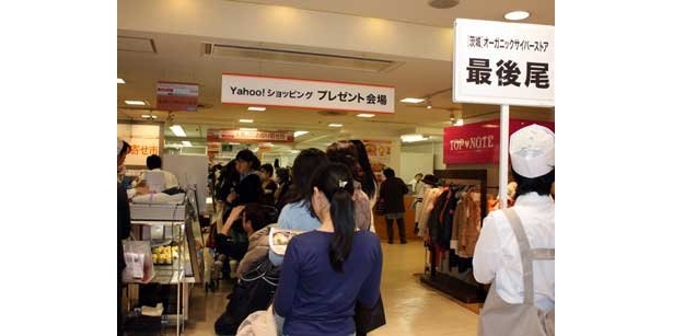 行列ができるブースも少なくない