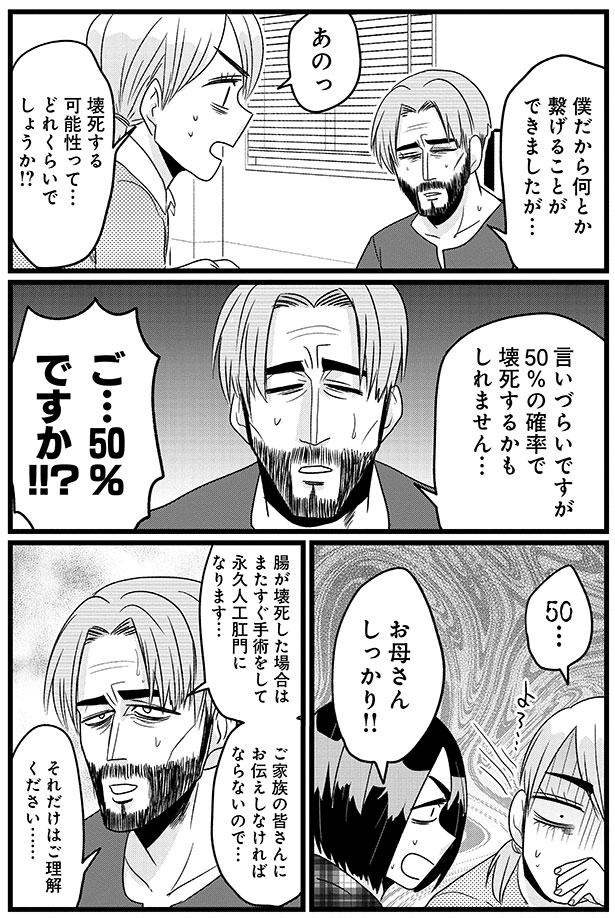 壊死する可能性って… （C）島袋全優／COMICSMART INC./KADOKAWA