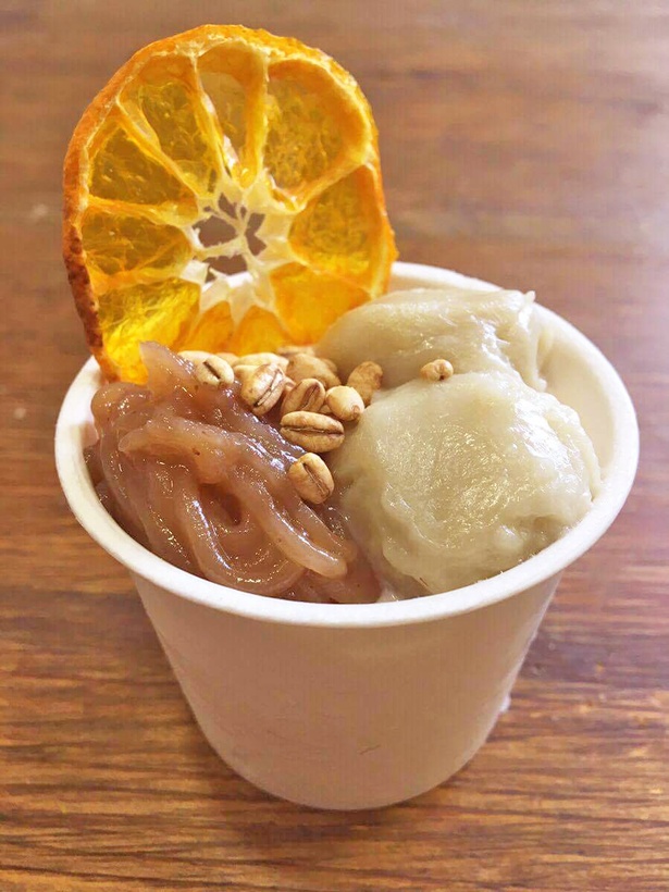 「Natural Deli＆Smothie コメル」の秋味アイス