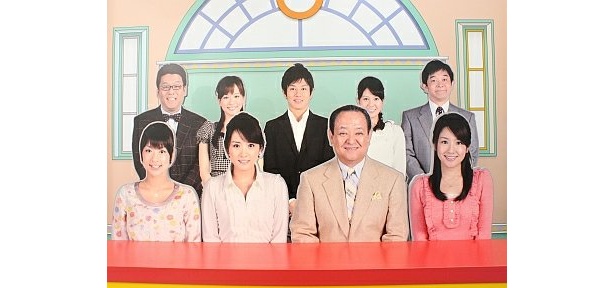 【内観写真】エントランスでは、おなじみのめざましキャスターたちがお出迎え