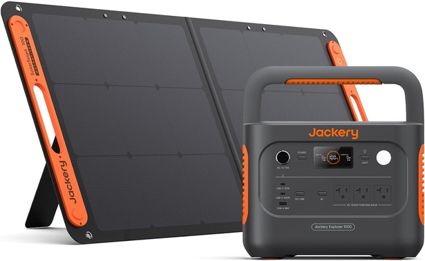 Jackery Solar Generator 1000 New 1070Wh ポータブル電源 100W ソーラーパネル 1枚 2点セット