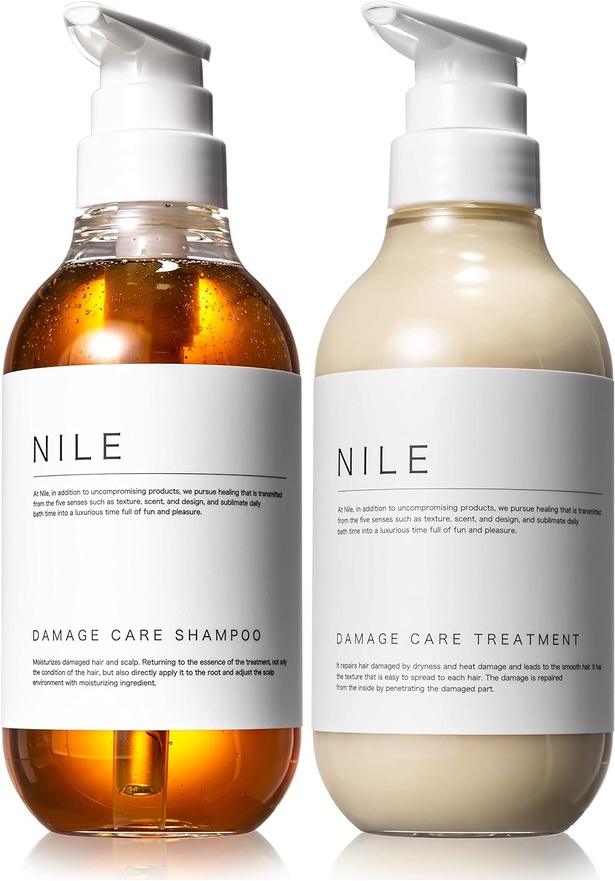 NILE ダメージケア シャンプー トリートメント セット各400ml (アップルブルームの香り)