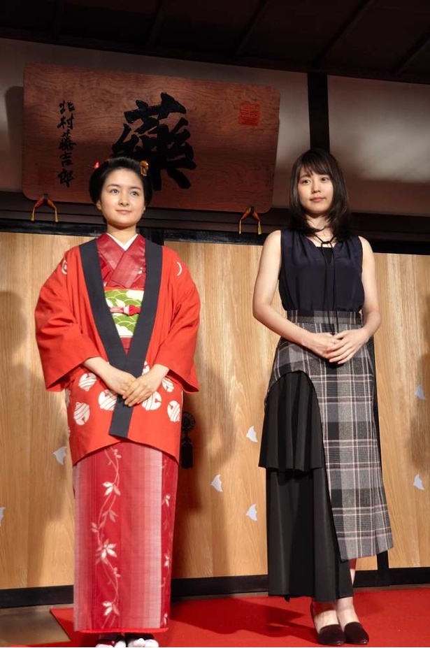 新旧のヒロインが並び立つ。葵わかなは着物姿も板についてきた