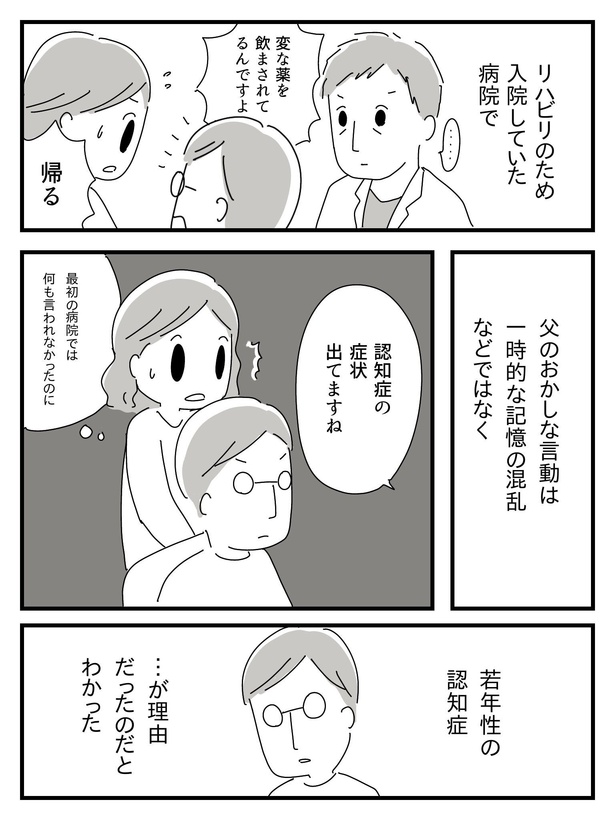 漫画「若年性認知症の父親と私」(42/138)
