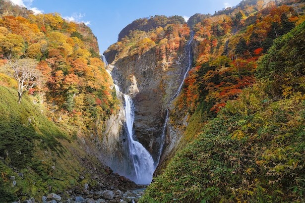 紅葉の称名滝