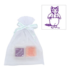 「布にも押せるスタンプセット ピーターラビット(TM) こねこのトム」(1870円)