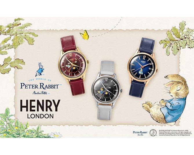 ピーターラビット(TM)のコラボウォッチが英国生まれの「HENRY LONDON」から登場！大人に似合う3型の魅力を解剖