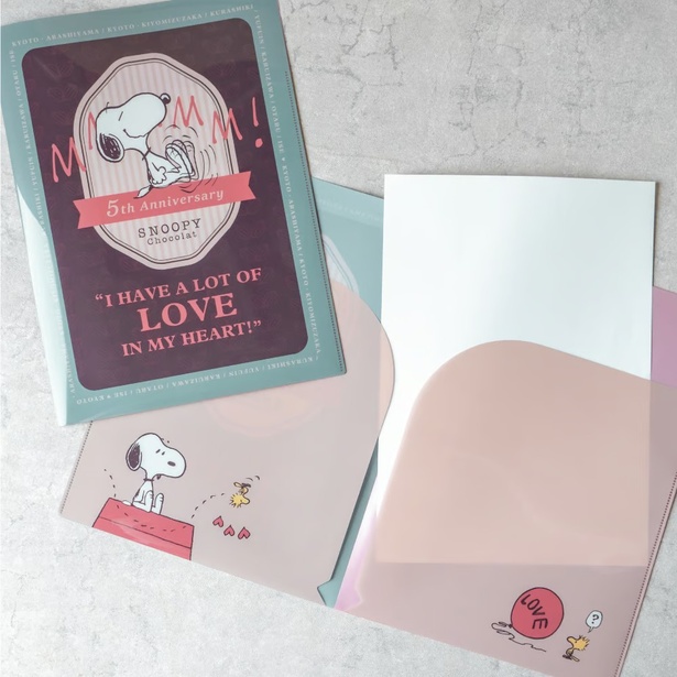 「ダブルポケットクリアファイル」(660円)