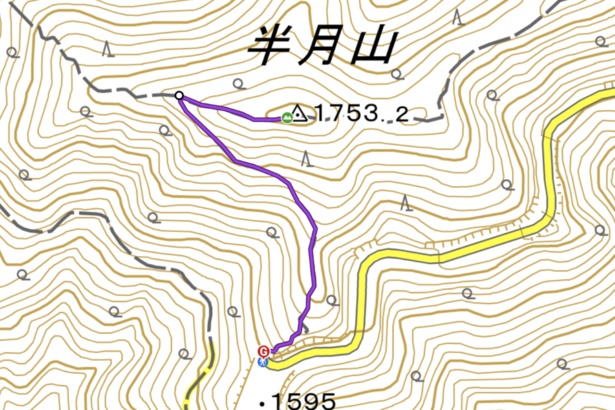 半月山駐車場発着｜半月山 往復コース