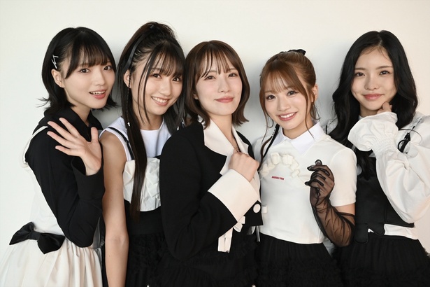 【写真】30枚目シングルを発売したNMB48の小嶋花梨、塩月希依音、坂田心咲、三鴨くるみ、高橋ことねに話を聞いた