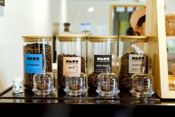 コーヒー豆はmanucoffeeから仕入れている