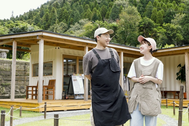 河津拓さん、美宝さん夫妻の笑顔に元気をもらえる