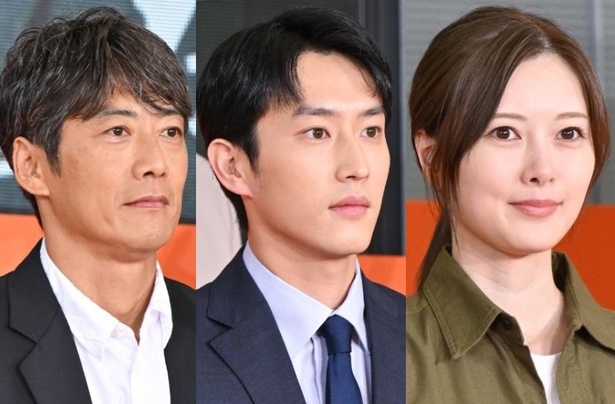 反町隆史、杉野遥亮、白石麻衣(写真左から)が出演するドラマ「オクラ～迷宮入り事件捜査～」の公式Instagramが更新