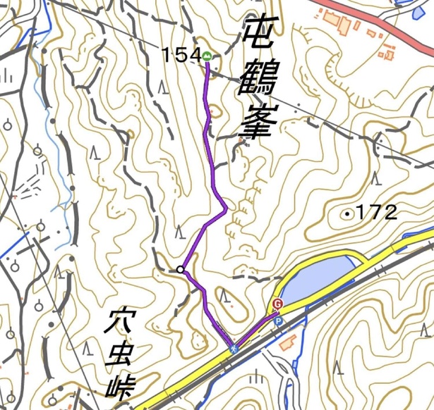 ダイヤモンドトレール起点発着｜白い岩肌の屯鶴峯往復コース