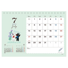 やわらかな色合い、そしてお花とふたりのイラストがとってもキュート！