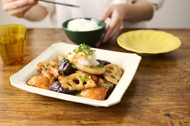 秋の味覚満載のご飯が進む一品