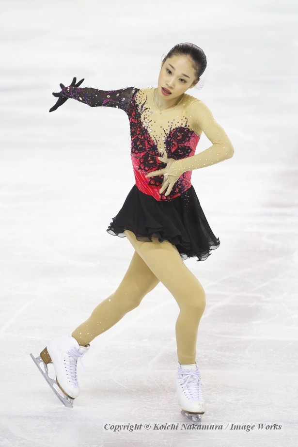 松原星、東京夏季フィギュアでのショートプログラムの演技