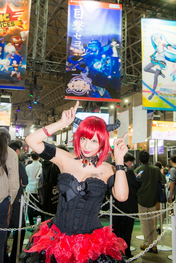 話題作「とある魔術の電脳戦機(バーチャロン)」の試遊コーナーもあり！