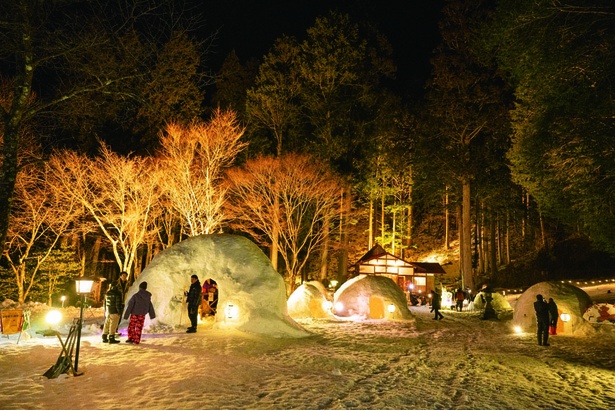 雪深いこの地域では、昔から家族でかまくらを作って冬の娯楽としていたそう