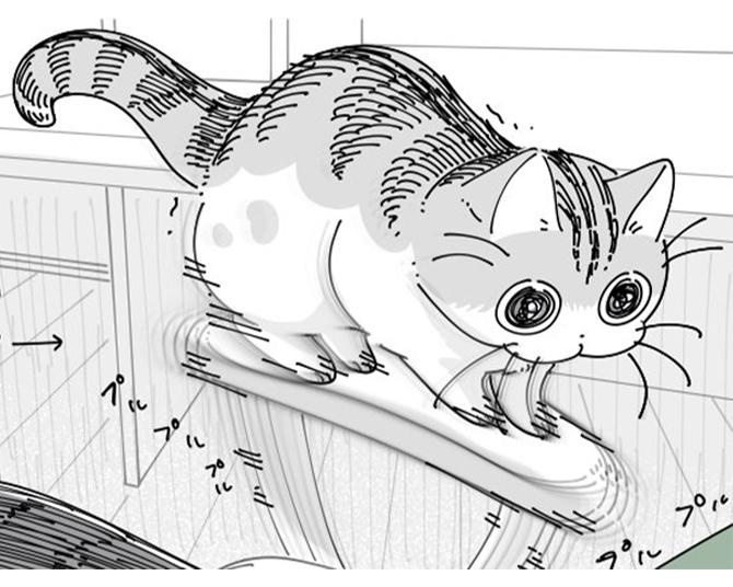 【ネコ漫画】かまってほしいアピールする愛猫!?その動作が「かわいすぎる」など共感コメント＆11万いいねの反響