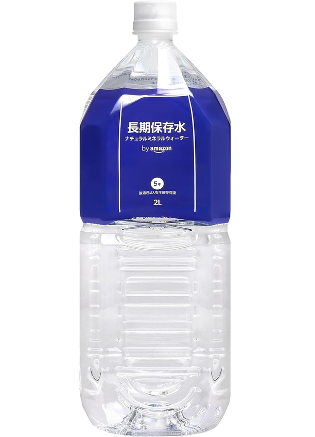 by Amazon 長期保存水2L×9本