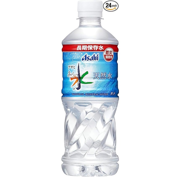 アサヒ飲料 「アサヒ おいしい水」天然水 長期保存水(防災備蓄用) 500ml ×24本