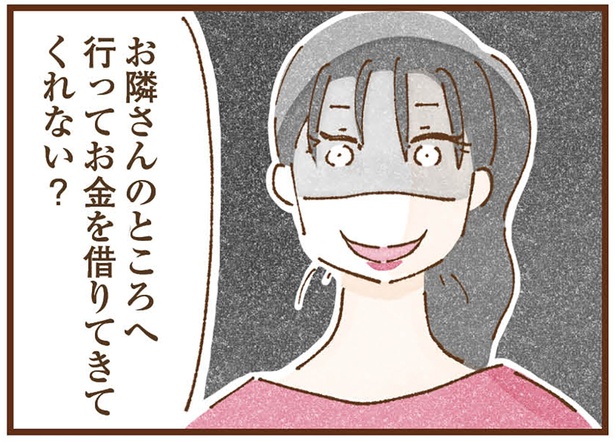 お金を借りてきてくれない？