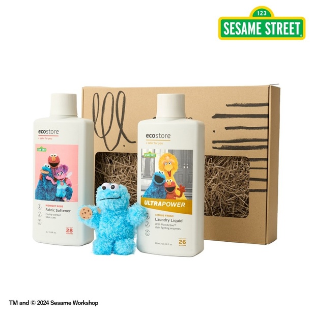 「＜数量限定＞SESAME STREET ギフトセット(ぬいぐるみチャーム)」(5500円)