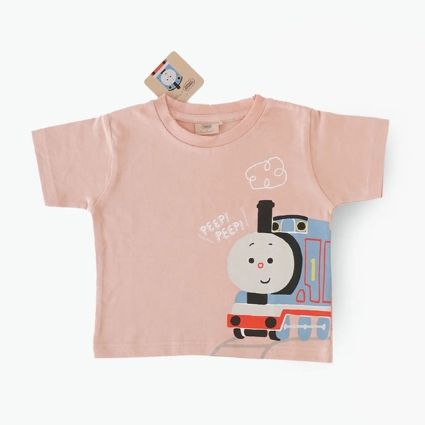 「キッズ半袖Tシャツ(ピンク／トーマス)」(3300円)