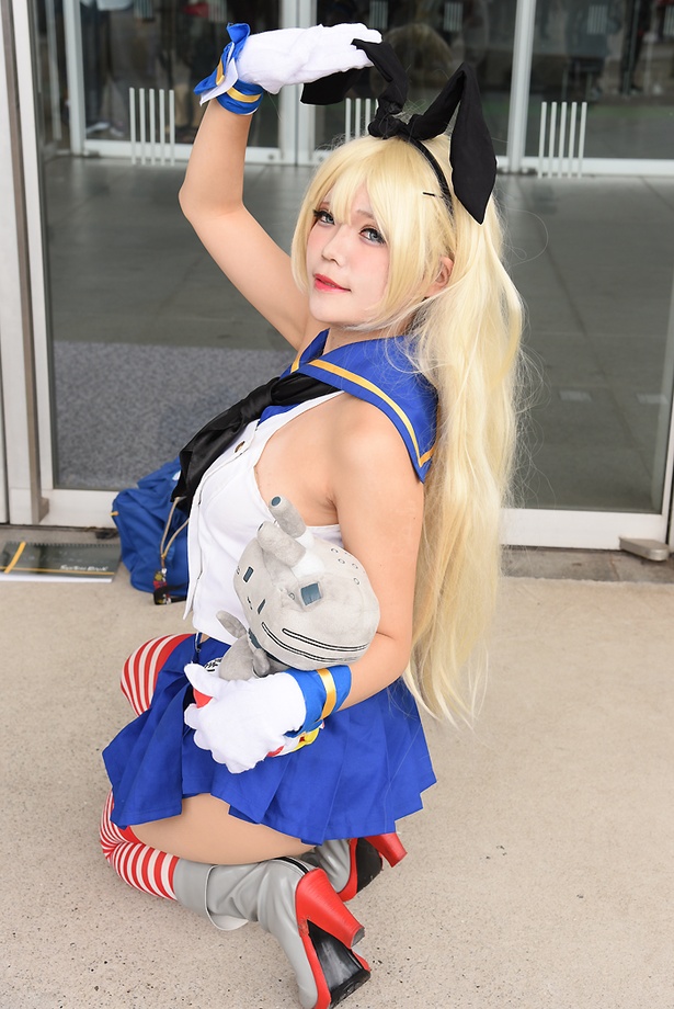 「艦隊これくしょん -艦これ-」の島風に扮する りもねさん