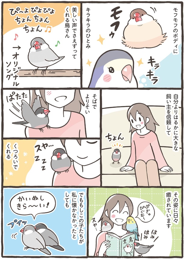 その姿に日々癒やされています （C）鳥野 ニーナ、寄崎 まりを／KADOKAWA