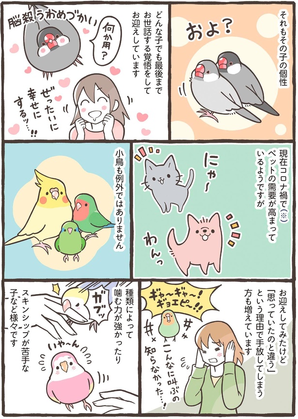 「思っていたのと違う」という理由で手放してしまう方も増えています （C）鳥野 ニーナ、寄崎 まりを／KADOKAWA