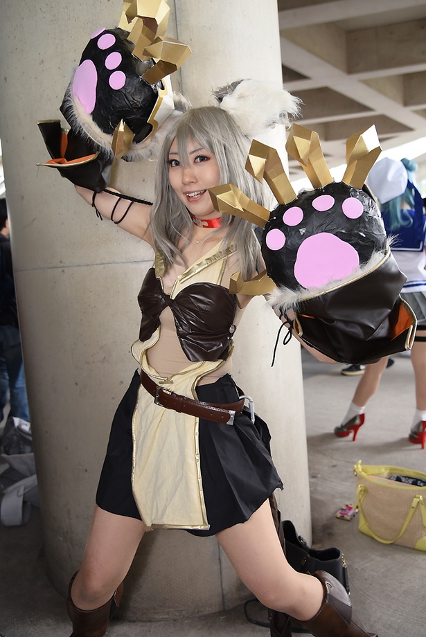 「グランブルーファンタジー」のセンに扮する しどろもどろさん