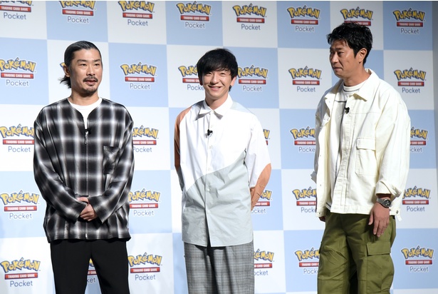 左より、お笑いトリオ・パンサーの菅良太郎さん、向井慧さん、尾形貴弘さん