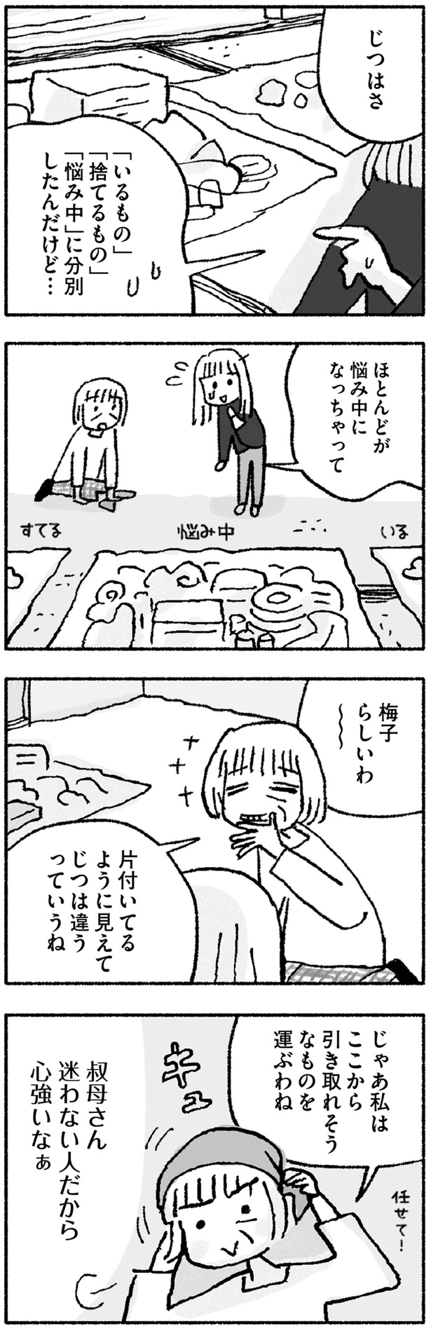 分類したんだけど…