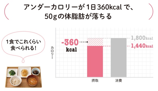 体脂肪が落ちるペースは、1日で50gぐらいがベスト