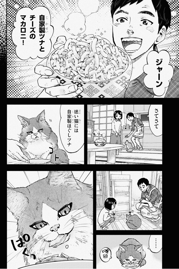 迷い猫には自家製ほぐしツナ （C）高田 サンコ／KADOKAWA