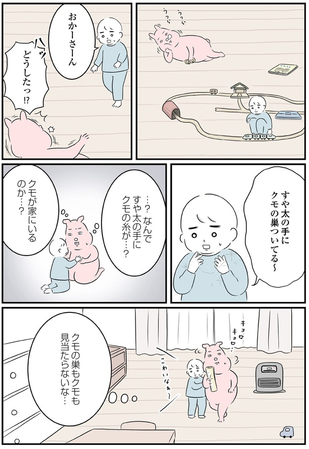 クモが家にいるのか…？