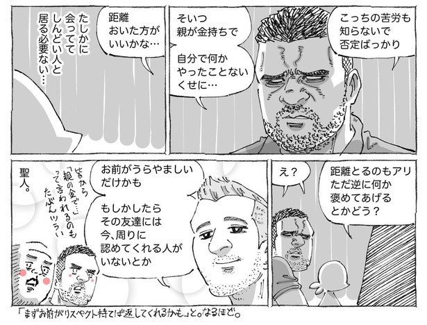 「海外紳士の否定ばかりする友達との接し方。」2